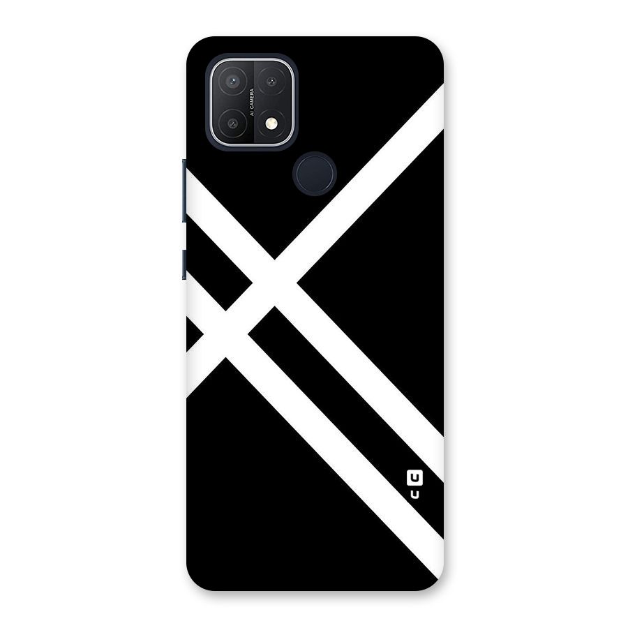 CrissCross Lines Back Case for Oppo A15s