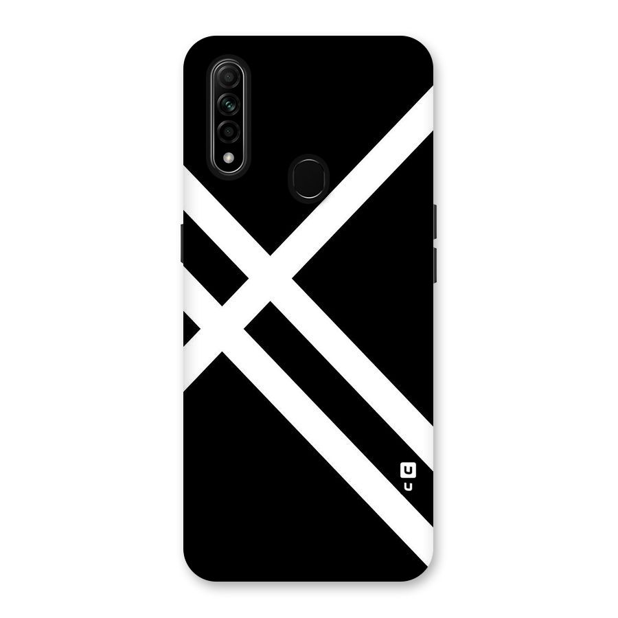 CrissCross Lines Back Case for Oppo A31