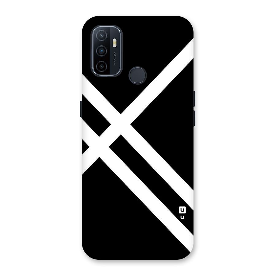 CrissCross Lines Back Case for Oppo A32