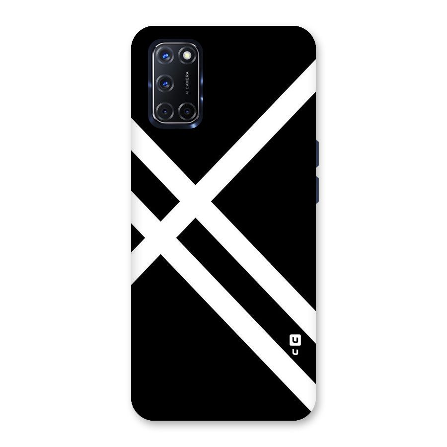 CrissCross Lines Back Case for Oppo A52