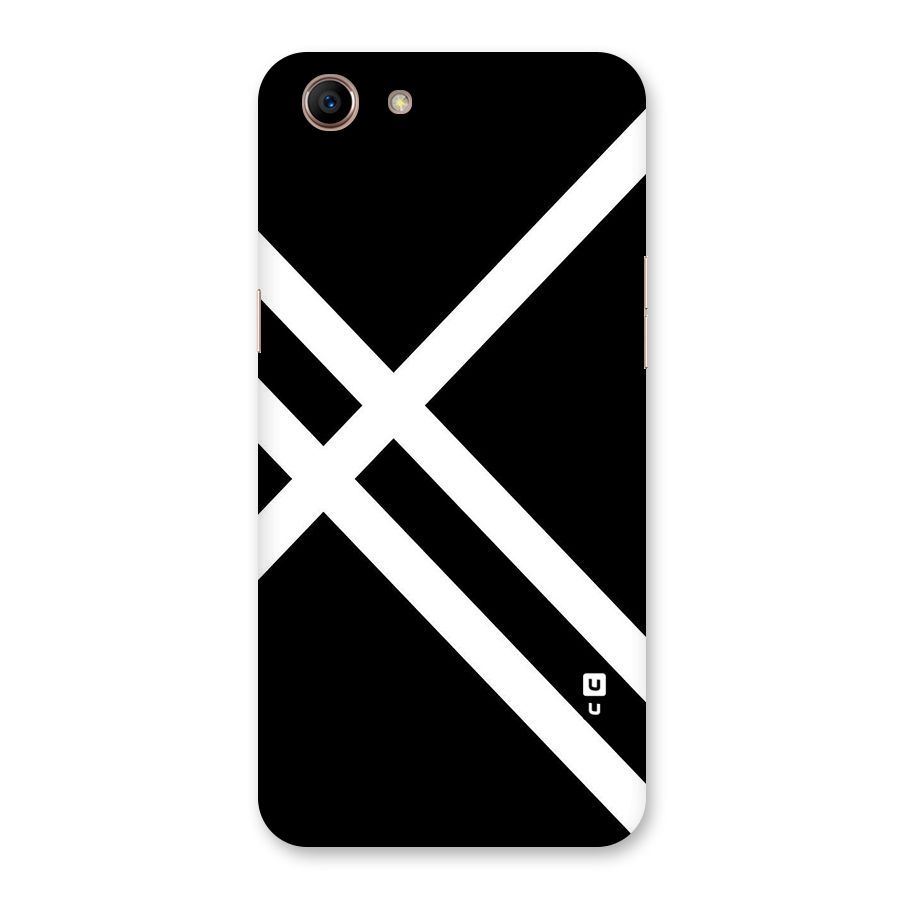 CrissCross Lines Back Case for Oppo A83 (2018)