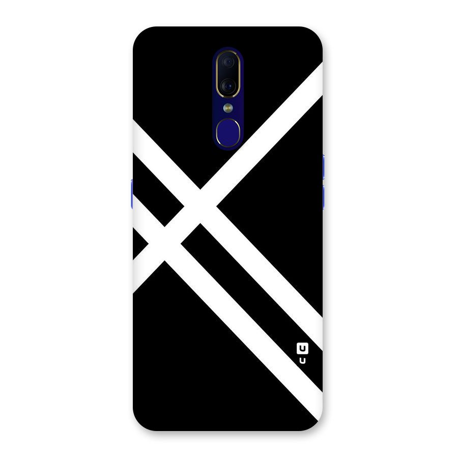 CrissCross Lines Back Case for Oppo F11