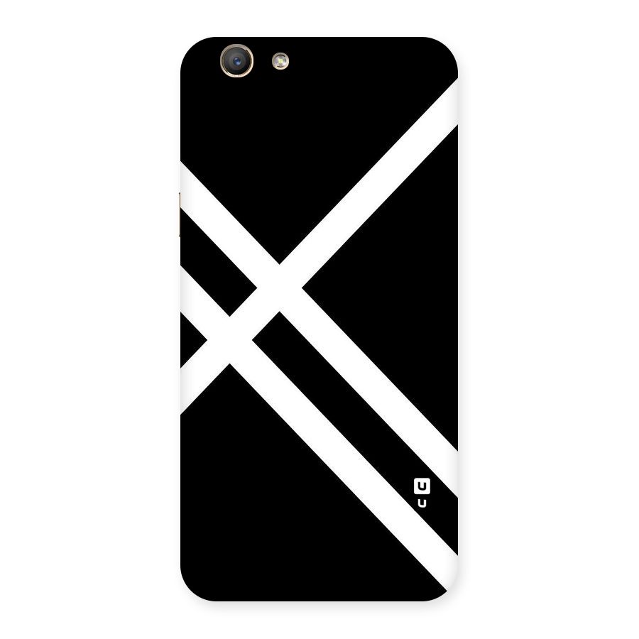 CrissCross Lines Back Case for Oppo F1s