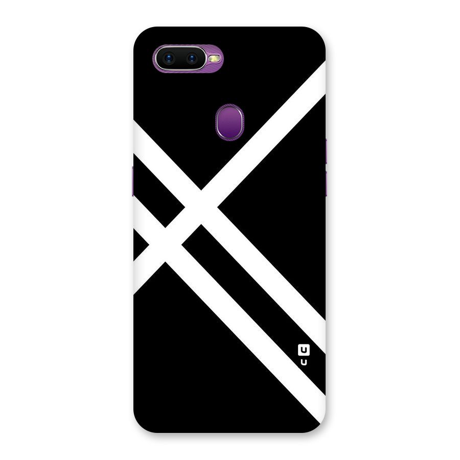 CrissCross Lines Back Case for Oppo F9