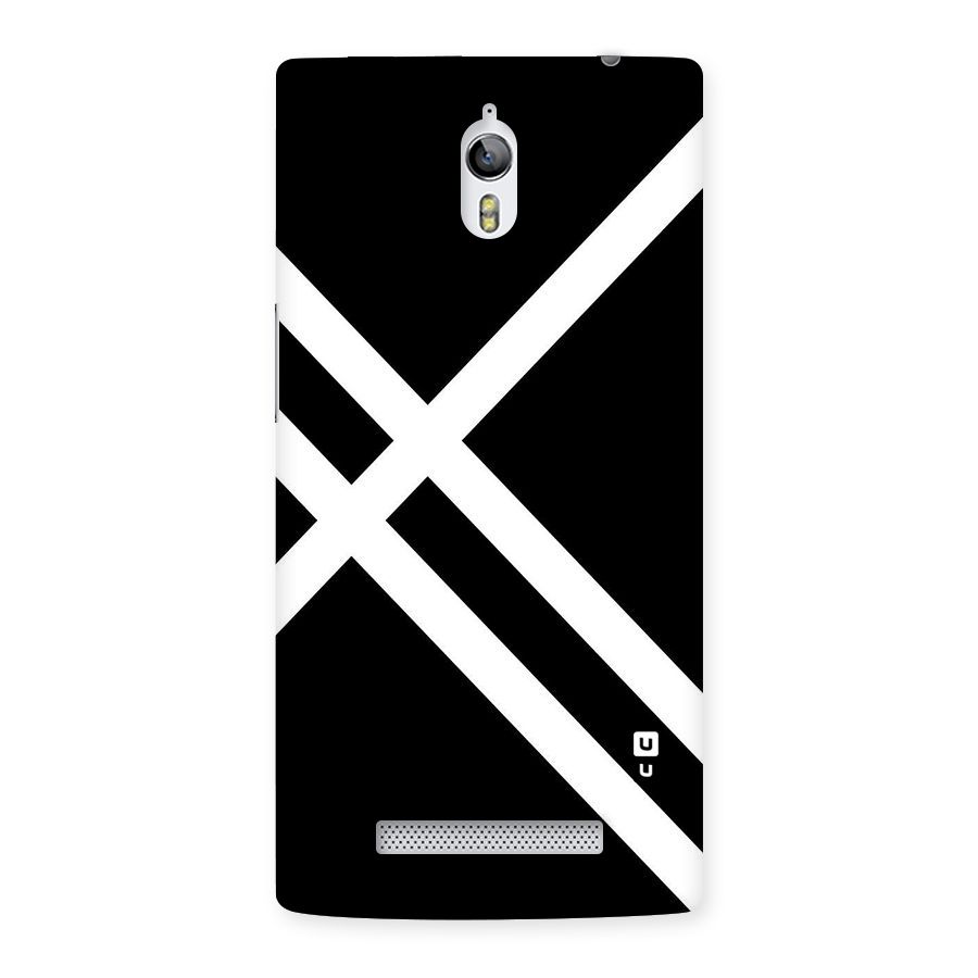 CrissCross Lines Back Case for Oppo Find 7