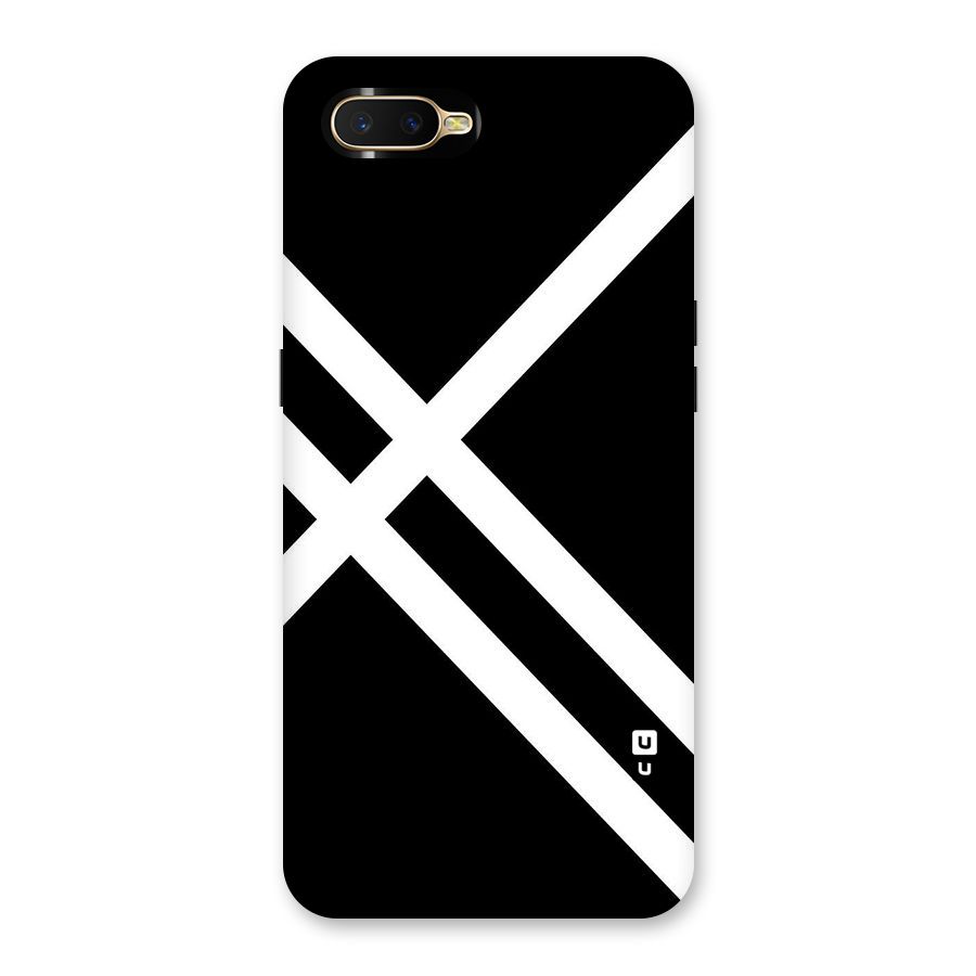 CrissCross Lines Back Case for Oppo K1