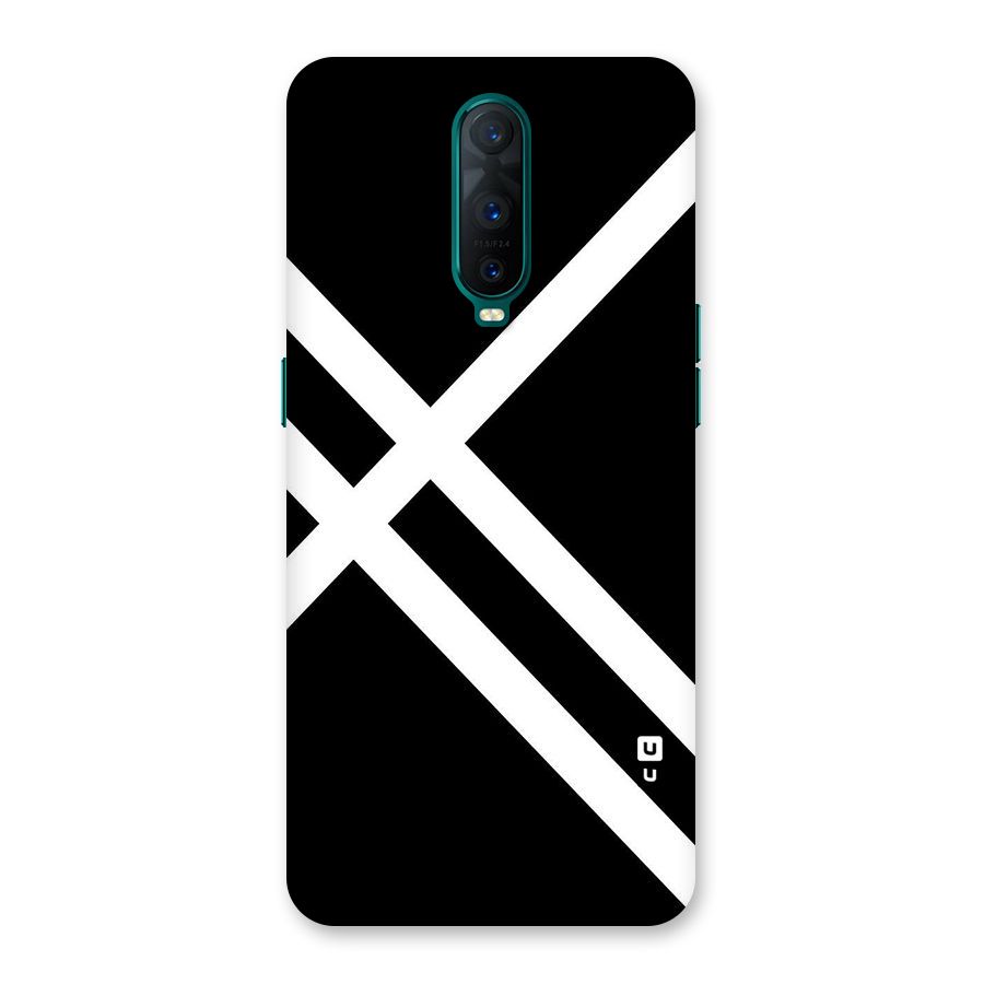 CrissCross Lines Back Case for Oppo R17 Pro