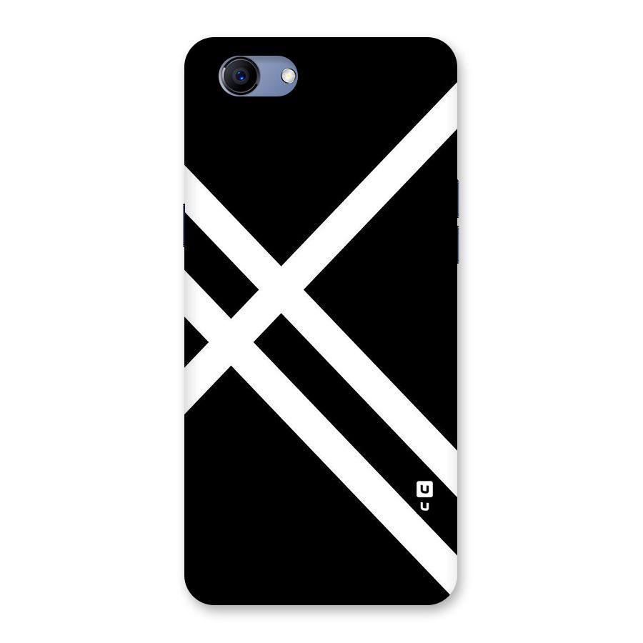 CrissCross Lines Back Case for Oppo Realme 1