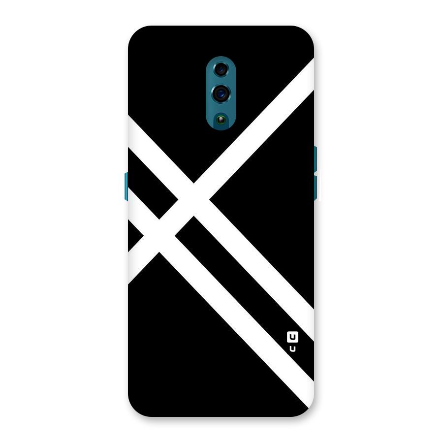 CrissCross Lines Back Case for Oppo Reno
