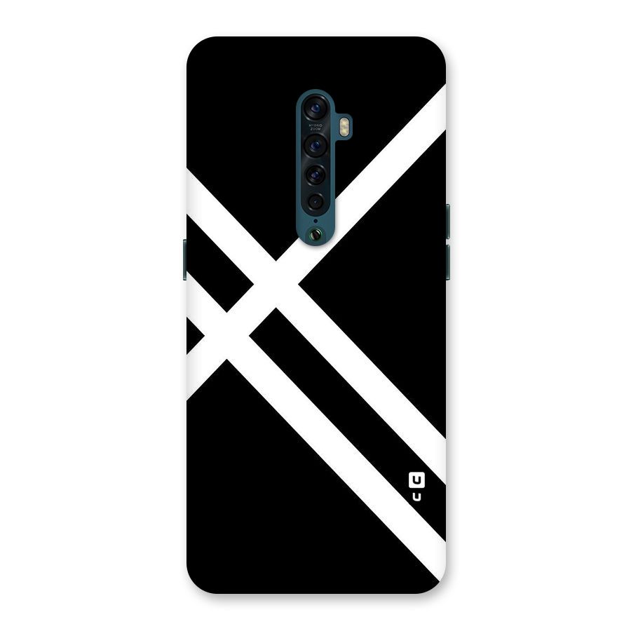 CrissCross Lines Back Case for Oppo Reno2