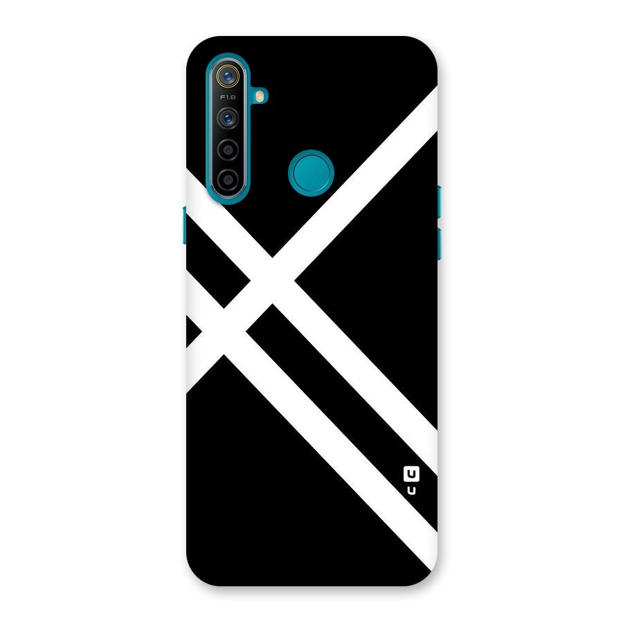 CrissCross Lines Back Case for Realme 5i