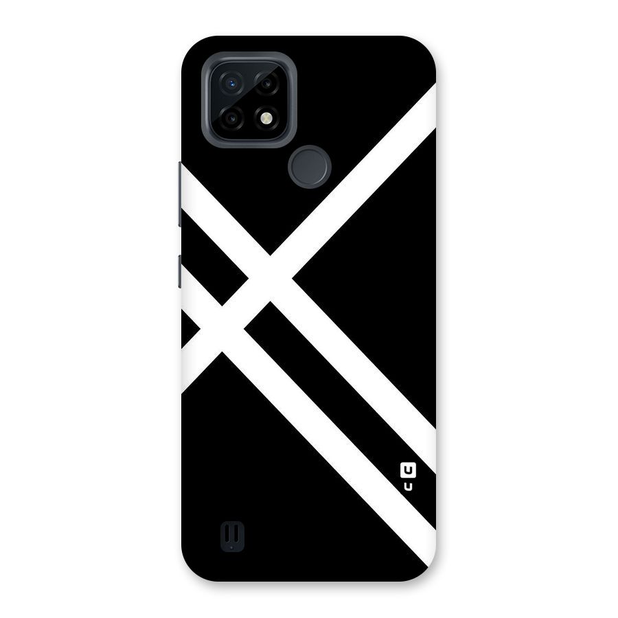 CrissCross Lines Back Case for Realme C21