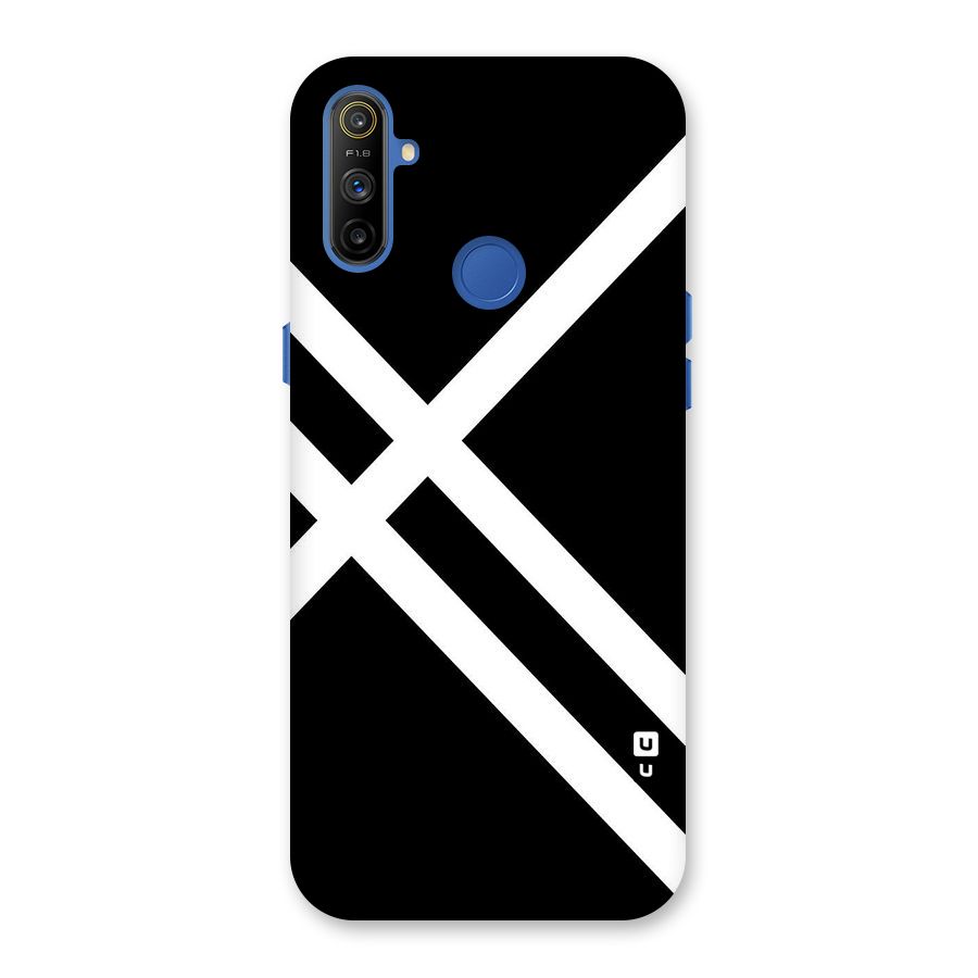 CrissCross Lines Back Case for Realme Narzo 10A