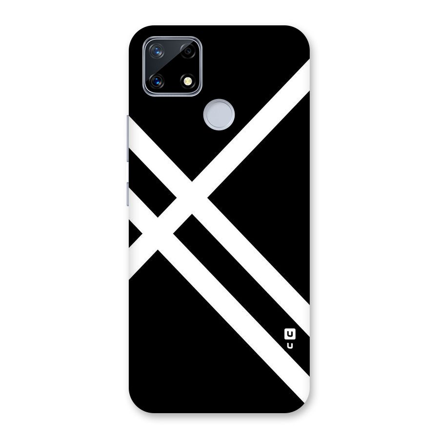 CrissCross Lines Back Case for Realme Narzo 20