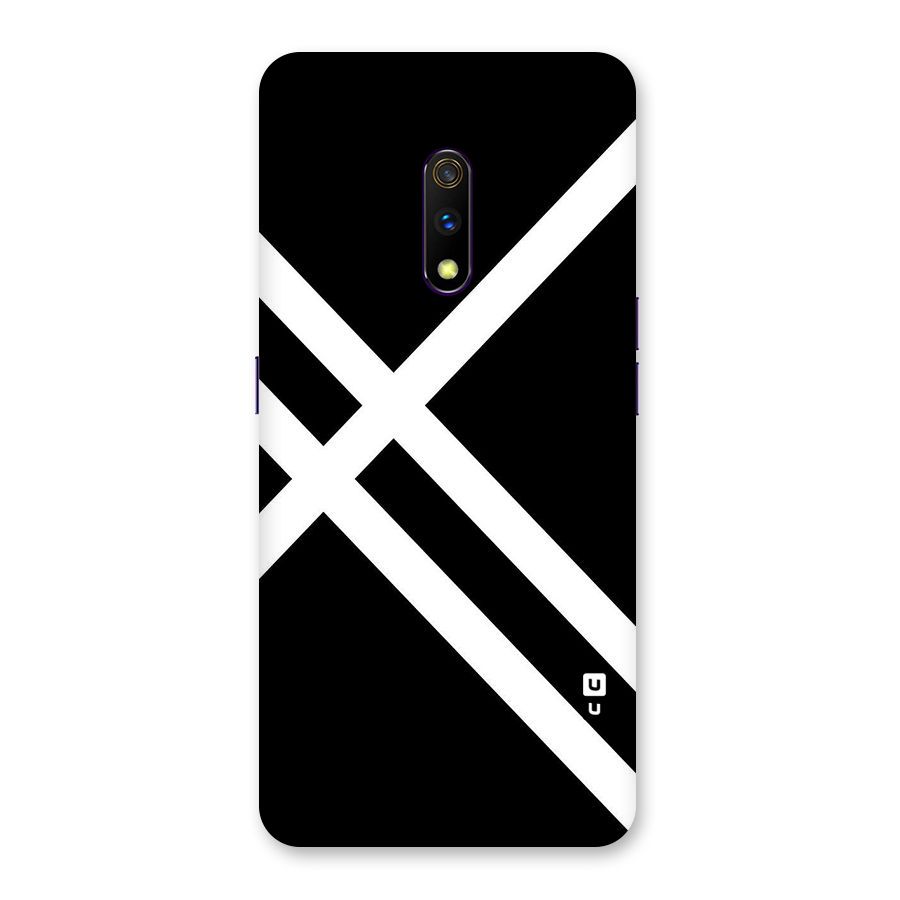 CrissCross Lines Back Case for Realme X