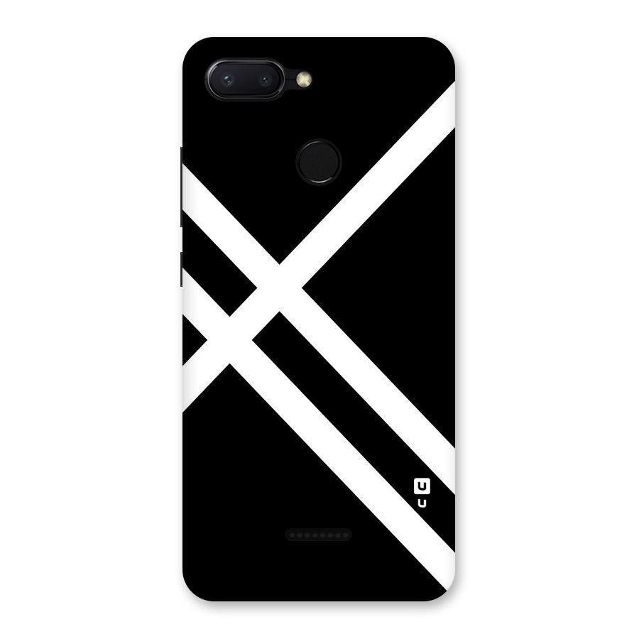 CrissCross Lines Back Case for Redmi 6