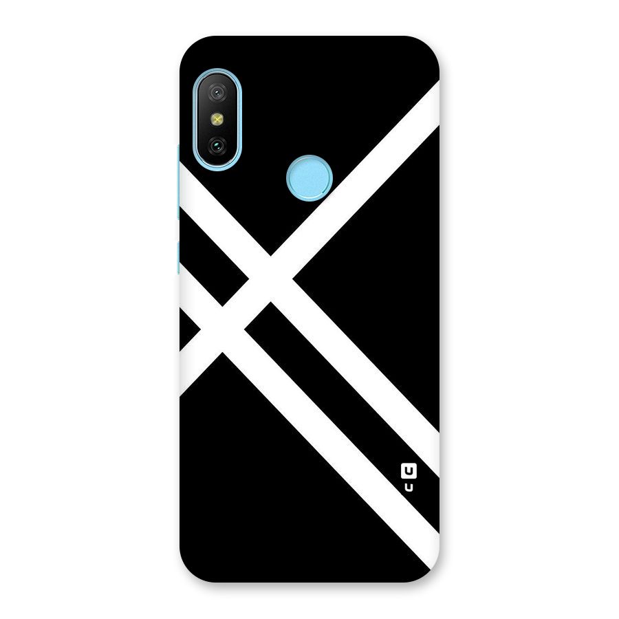 CrissCross Lines Back Case for Redmi 6 Pro