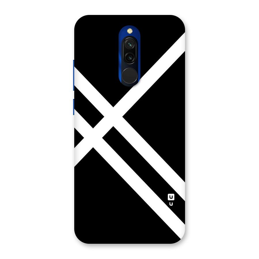 CrissCross Lines Back Case for Redmi 8