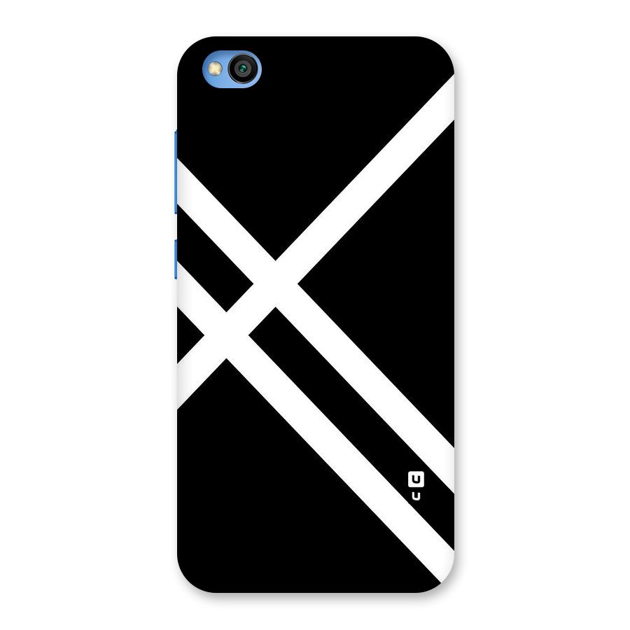 CrissCross Lines Back Case for Redmi Go