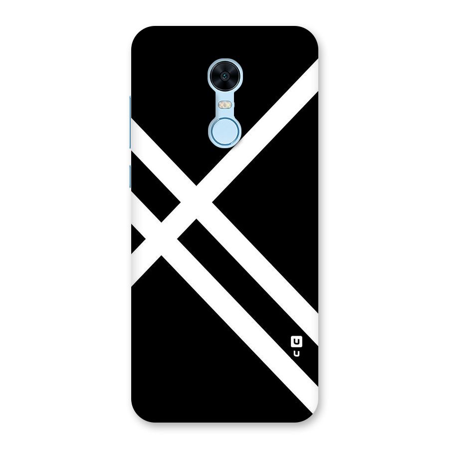 CrissCross Lines Back Case for Redmi Note 5
