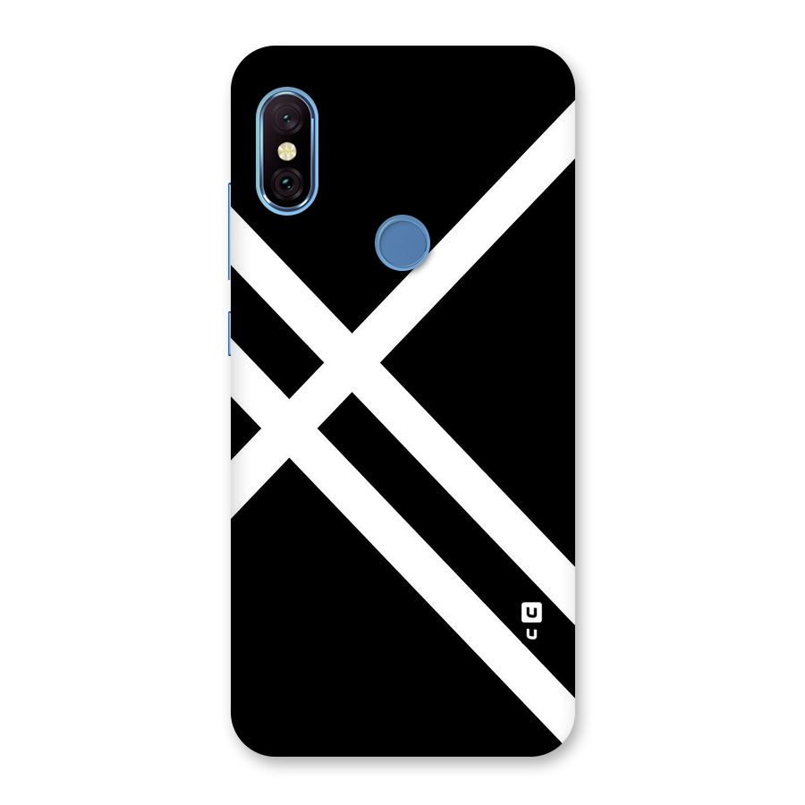 CrissCross Lines Back Case for Redmi Note 6 Pro