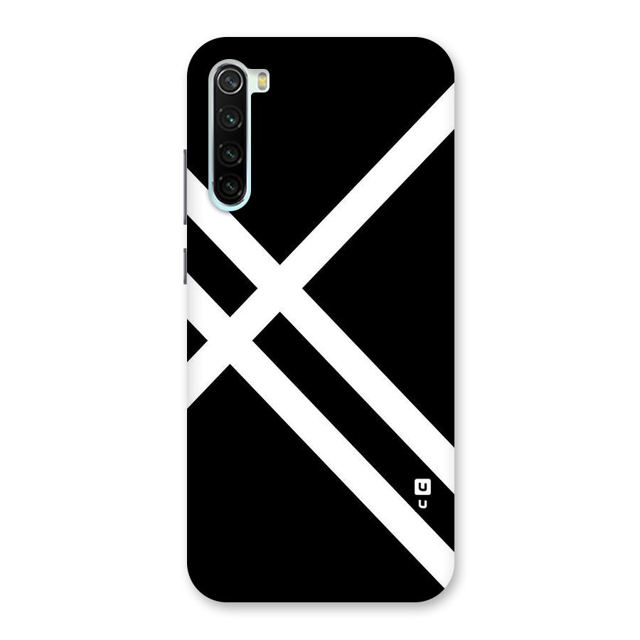 CrissCross Lines Back Case for Redmi Note 8