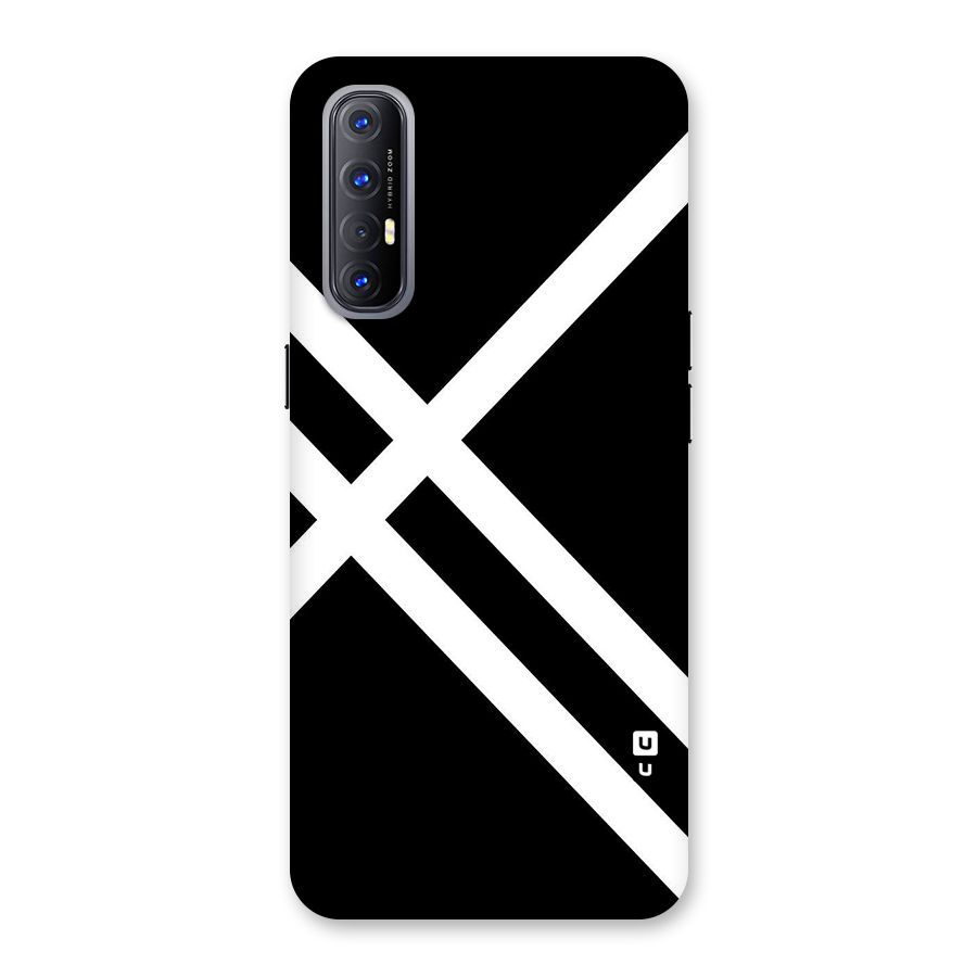 CrissCross Lines Back Case for Reno3 Pro
