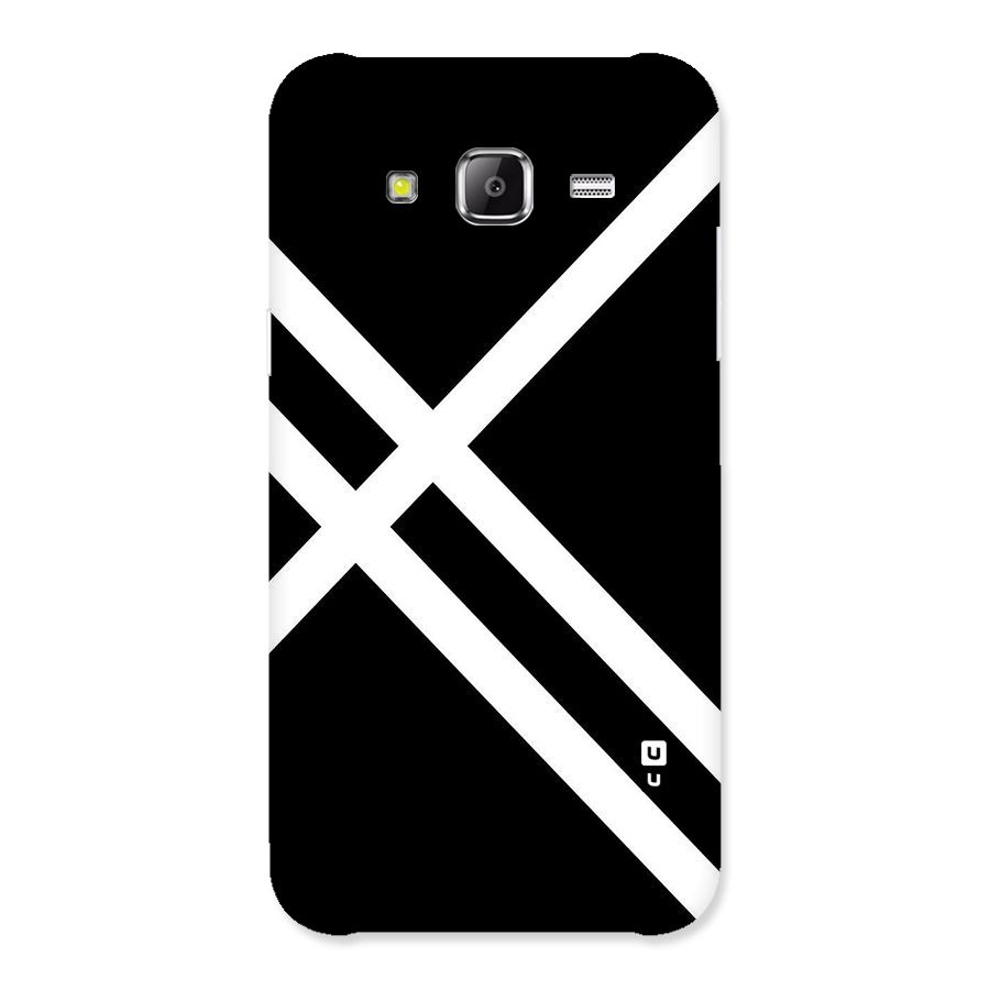 CrissCross Lines Back Case for Samsung Galaxy J2 Prime