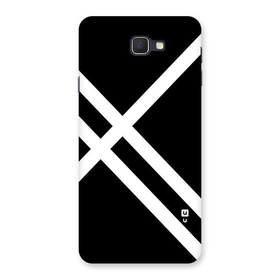 CrissCross Lines Back Case for Samsung Galaxy J7 Prime