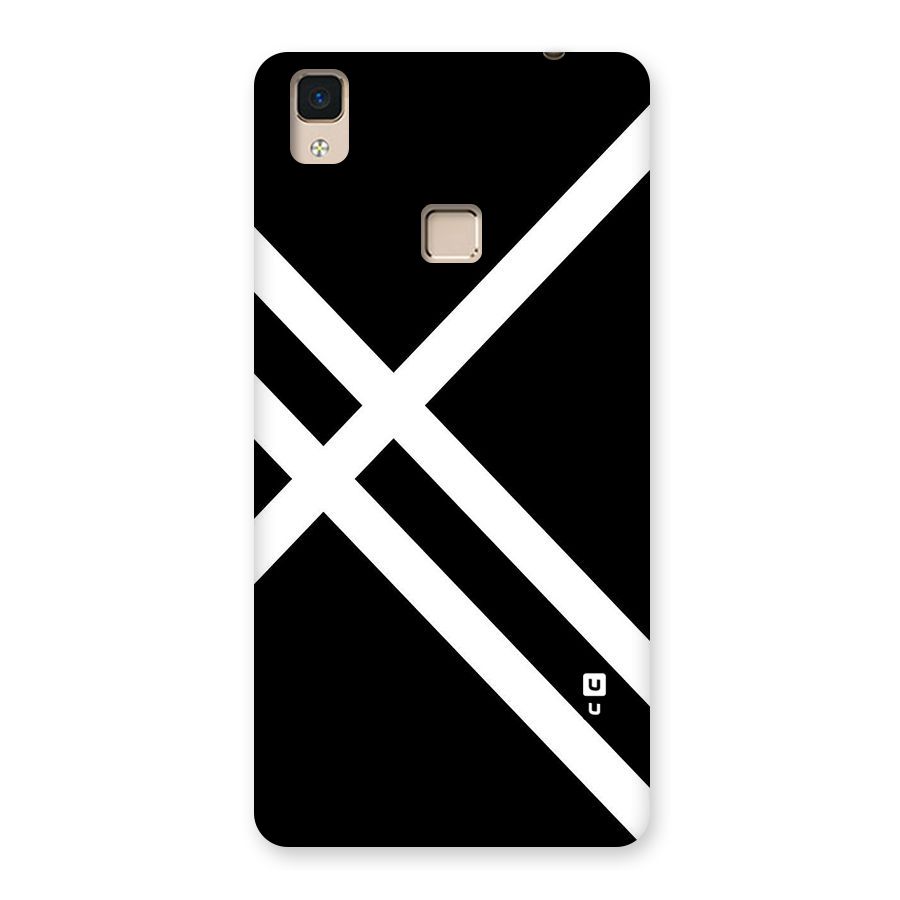 CrissCross Lines Back Case for V3 Max