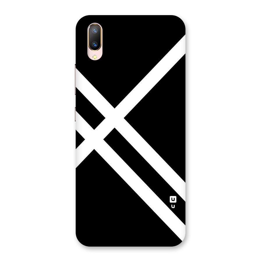 CrissCross Lines Back Case for Vivo V11 Pro