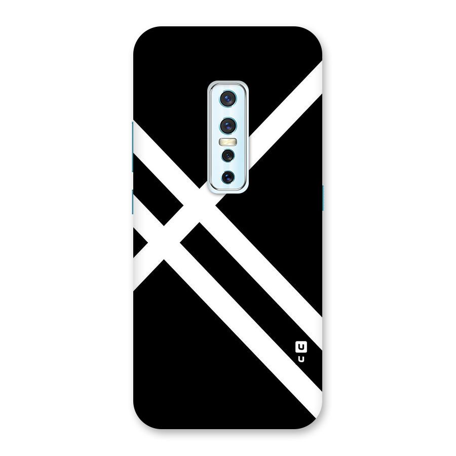 CrissCross Lines Back Case for Vivo V17 Pro