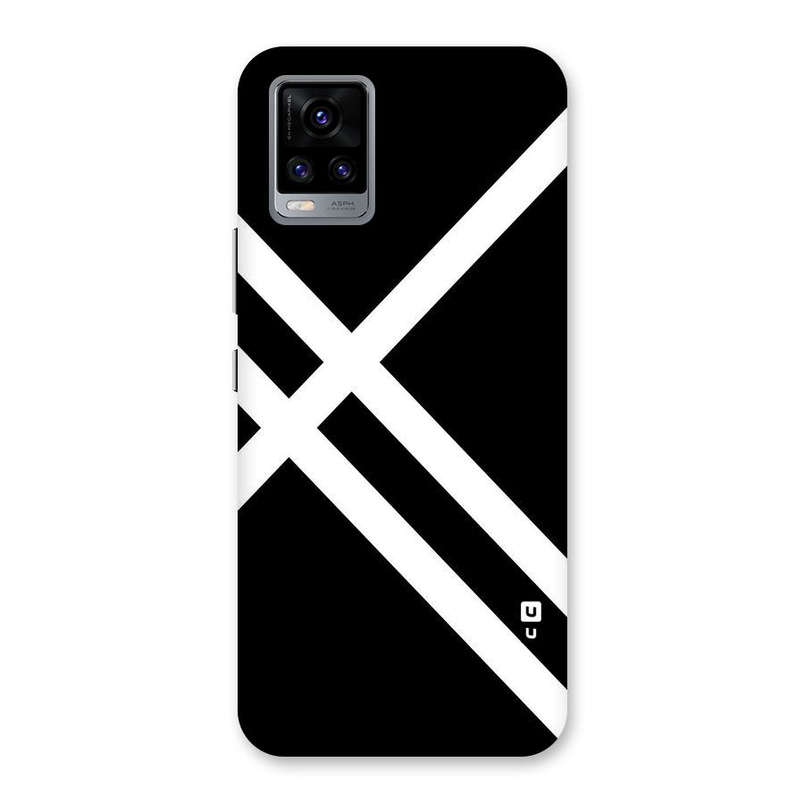CrissCross Lines Back Case for Vivo V20