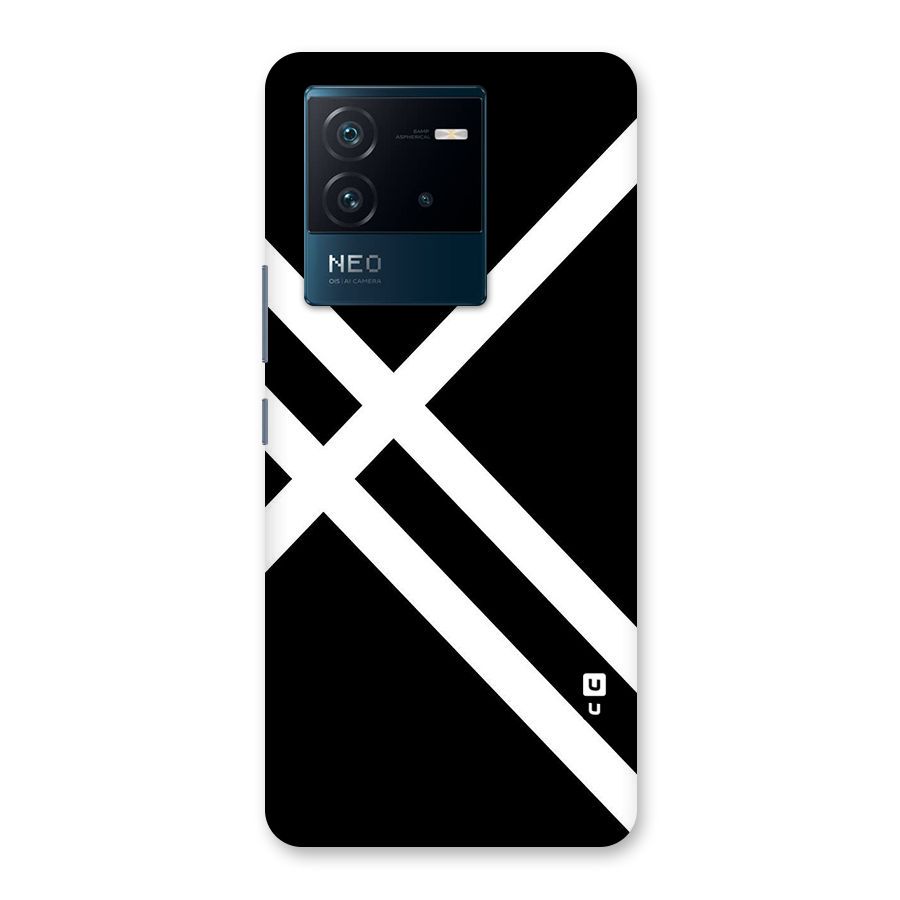 CrissCross Lines Back Case for Vivo iQOO Neo 6 5G