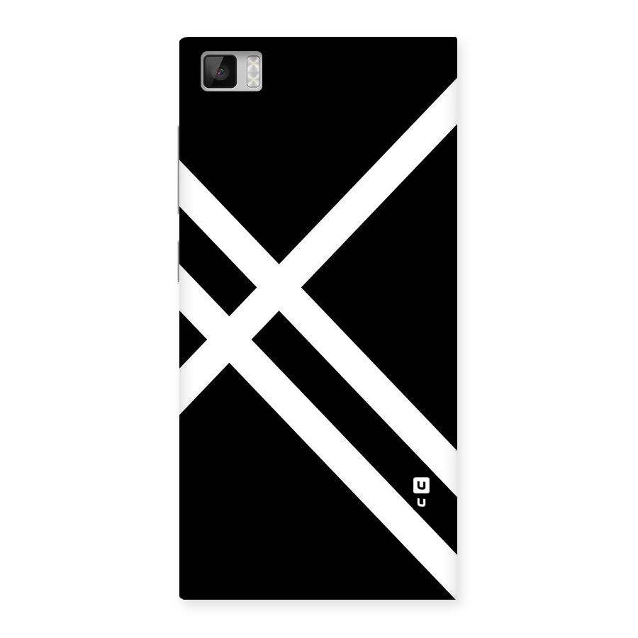 CrissCross Lines Back Case for Xiaomi Mi3