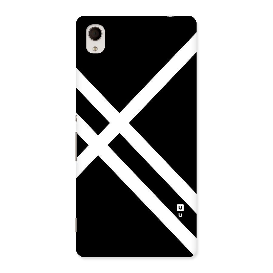 CrissCross Lines Back Case for Xperia M4 Aqua