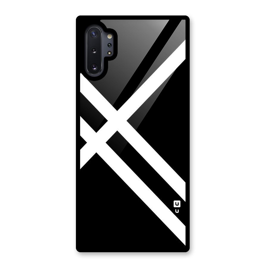 CrissCross Lines Glass Back Case for Galaxy Note 10 Plus