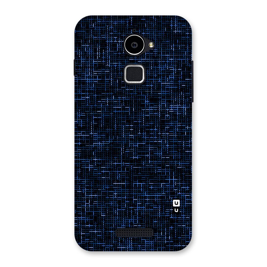 Criss Cross Blue Pattern Back Case for Coolpad Note 3 Lite