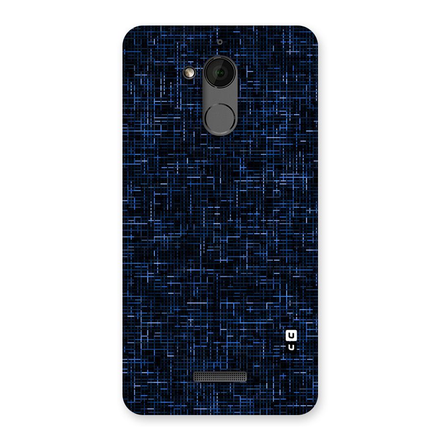 Criss Cross Blue Pattern Back Case for Coolpad Note 5