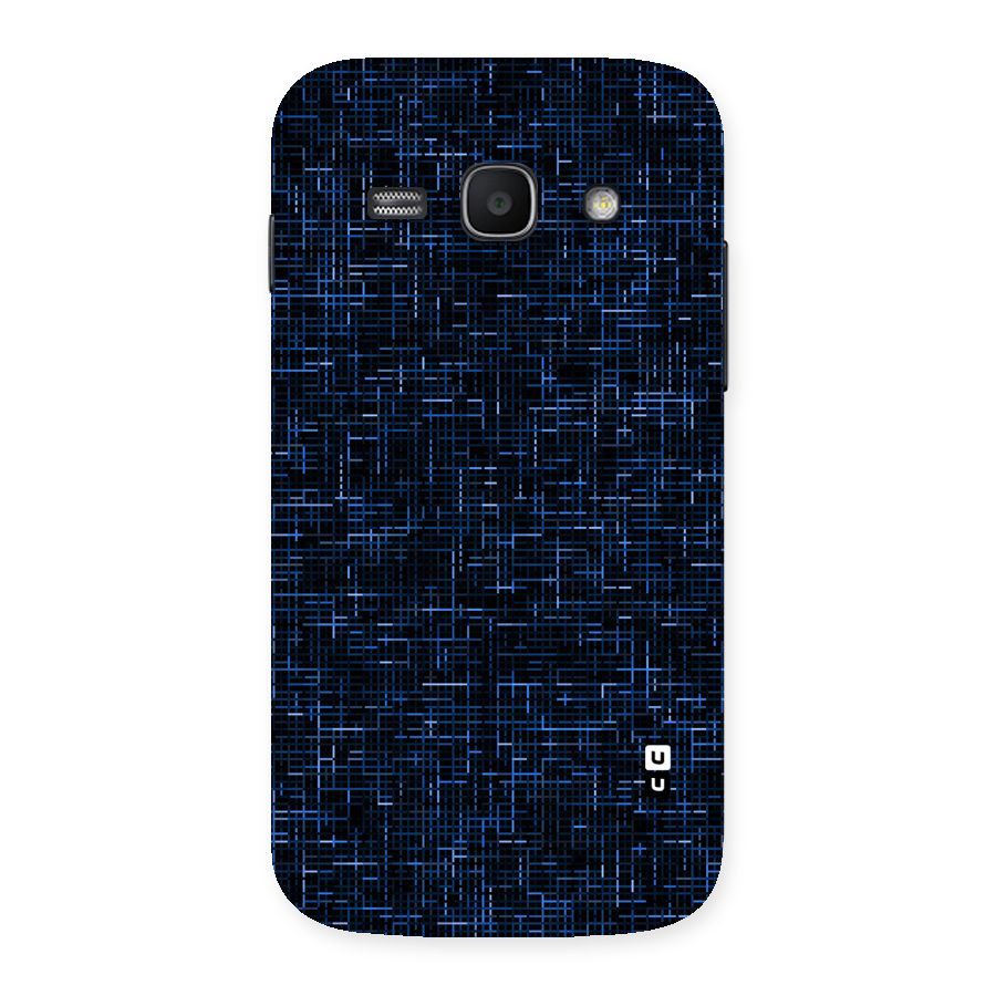 Criss Cross Blue Pattern Back Case for Galaxy Ace 3