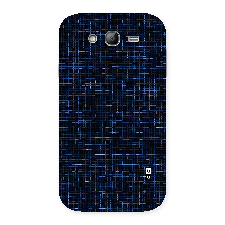 Criss Cross Blue Pattern Back Case for Galaxy Grand Neo Plus