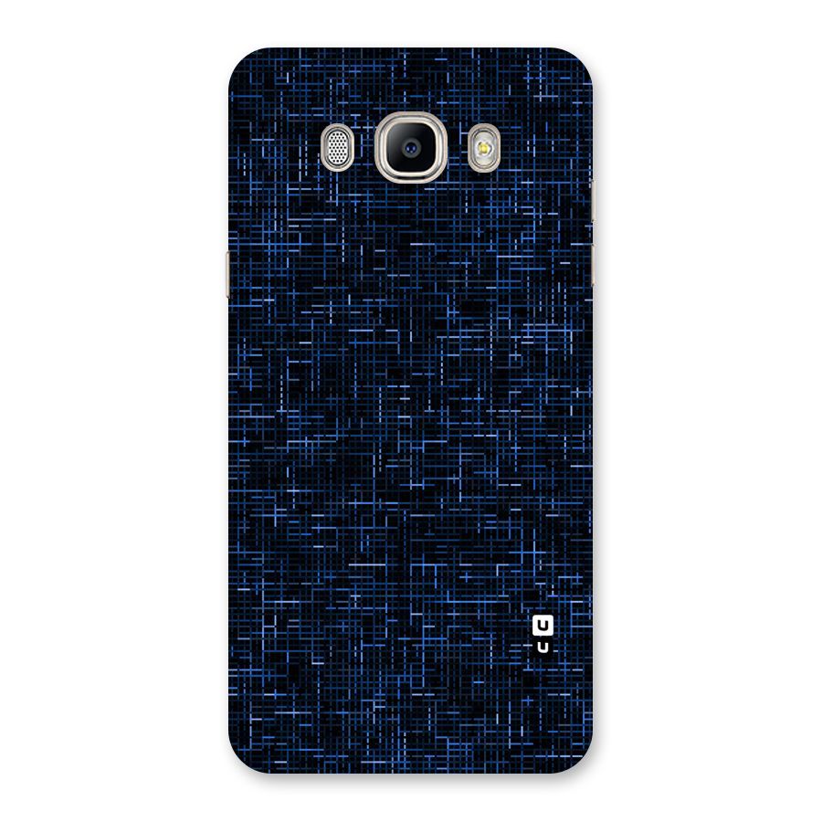 Criss Cross Blue Pattern Back Case for Galaxy On8