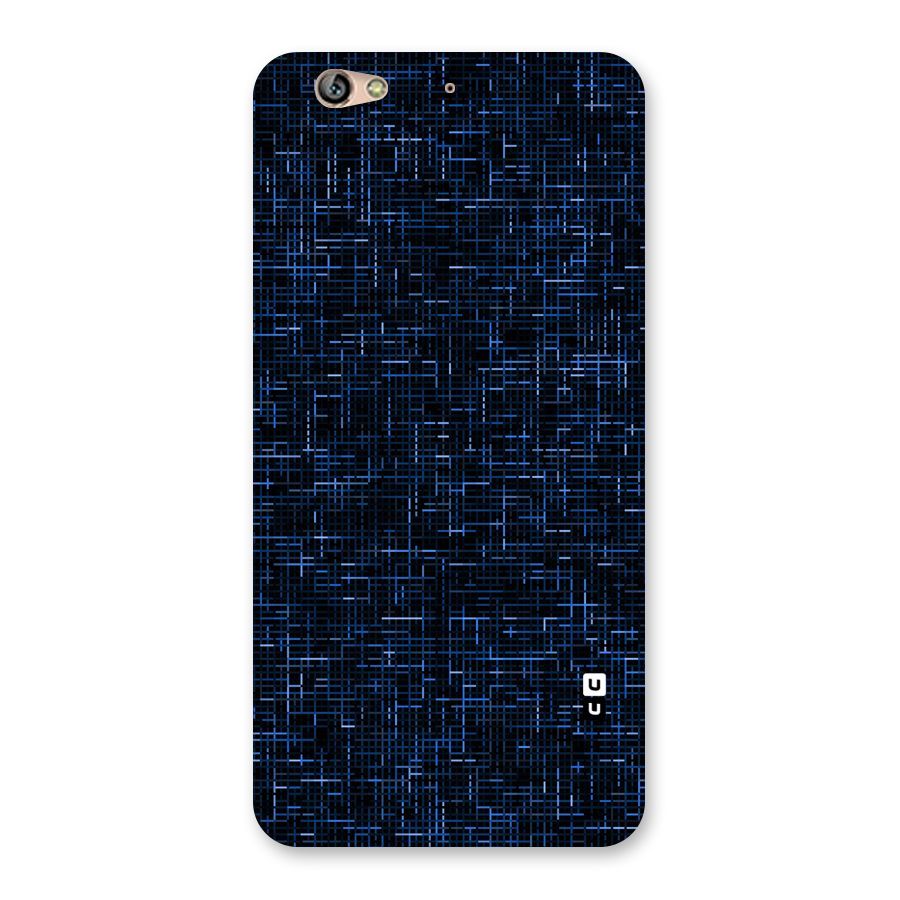 Criss Cross Blue Pattern Back Case for Gionee S6