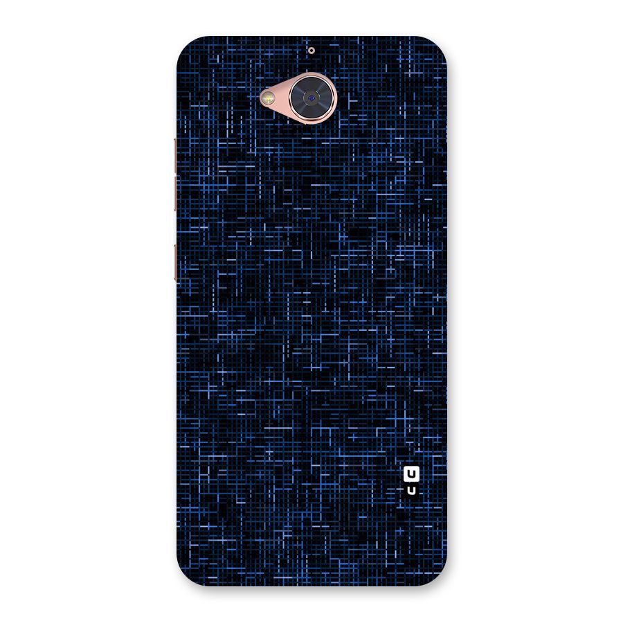 Criss Cross Blue Pattern Back Case for Gionee S6 Pro