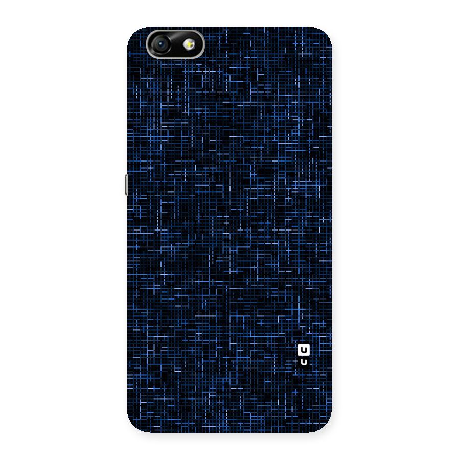 Criss Cross Blue Pattern Back Case for Honor 4X