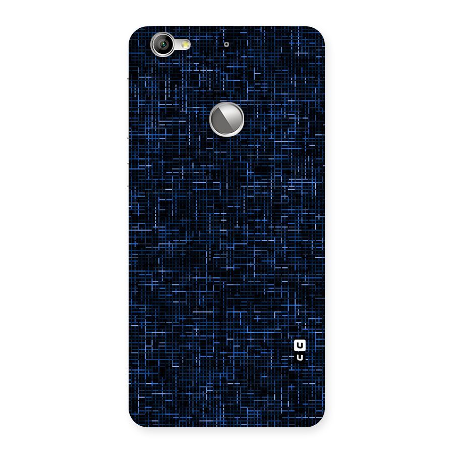 Criss Cross Blue Pattern Back Case for LeTV Le 1s