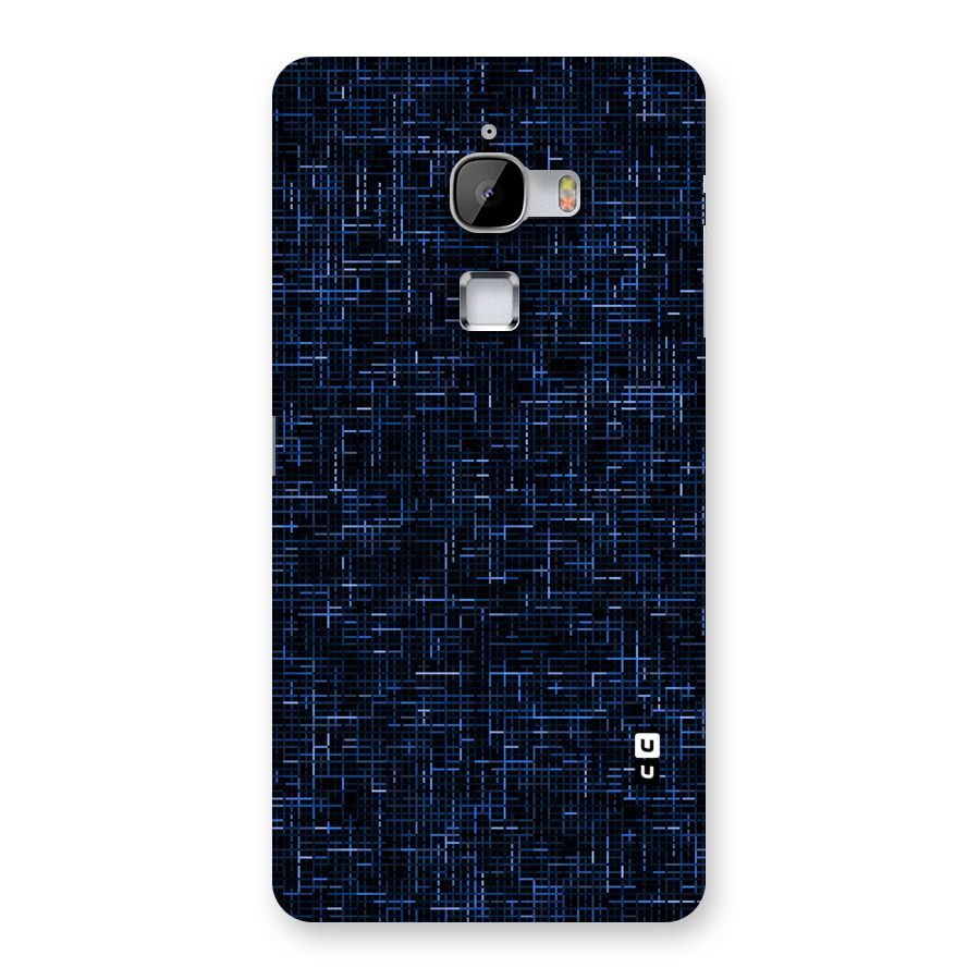 Criss Cross Blue Pattern Back Case for LeTv Le Max