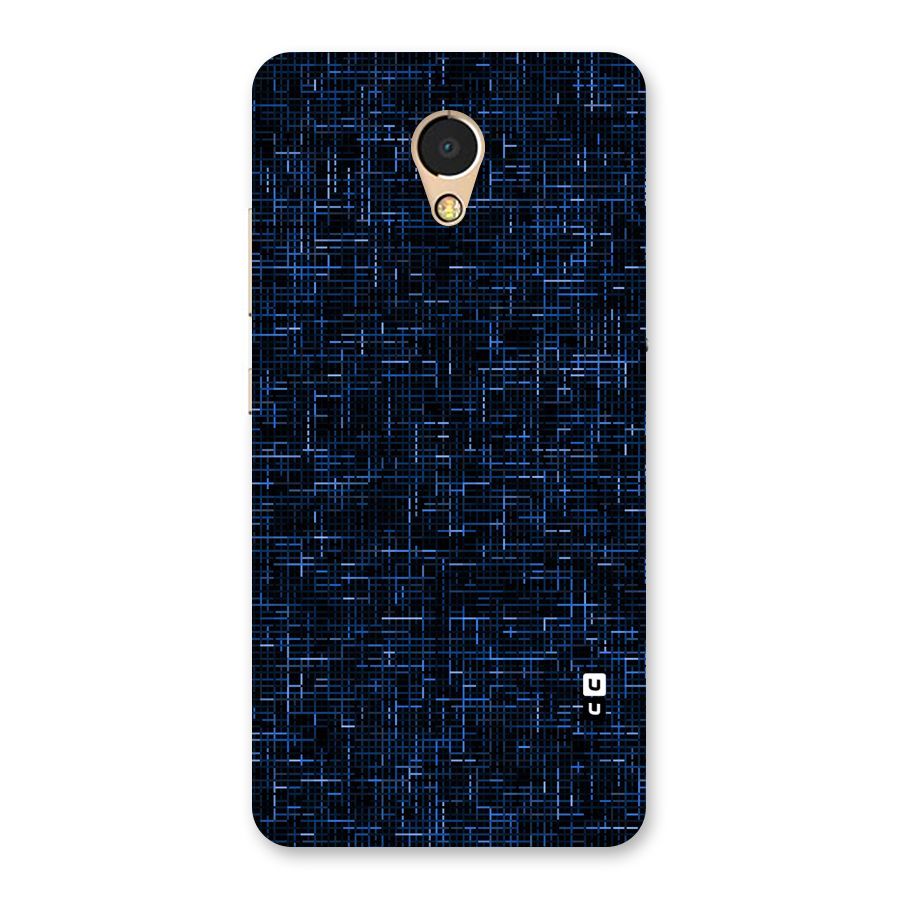 Criss Cross Blue Pattern Back Case for Lenovo P2