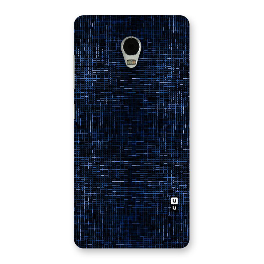 Criss Cross Blue Pattern Back Case for Lenovo Vibe P1