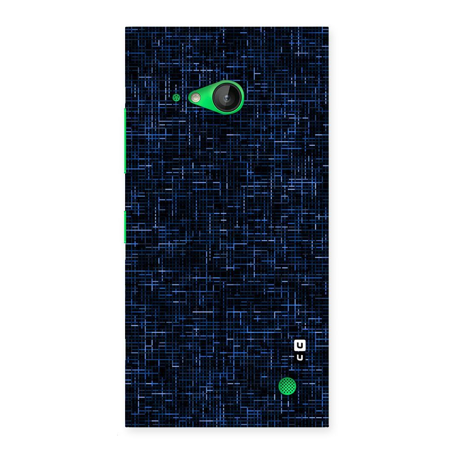 Criss Cross Blue Pattern Back Case for Lumia 730